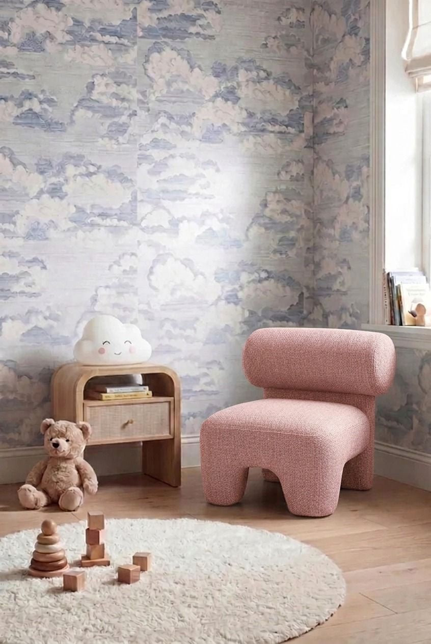 Mimi Kids Mink Blush Lounge Chair