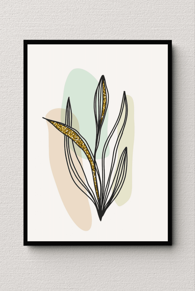 Minimalist Flora Wall Art