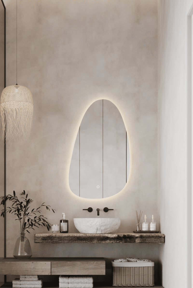 Lilia Backlit Irregular Mirror (60x100CM)