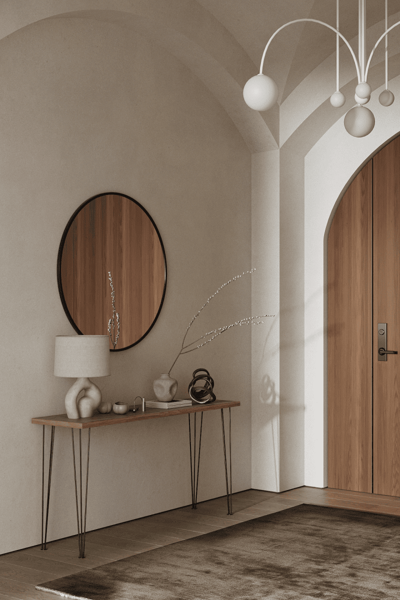 Black Round Wall Mirror (5 Sizes) Mirrors