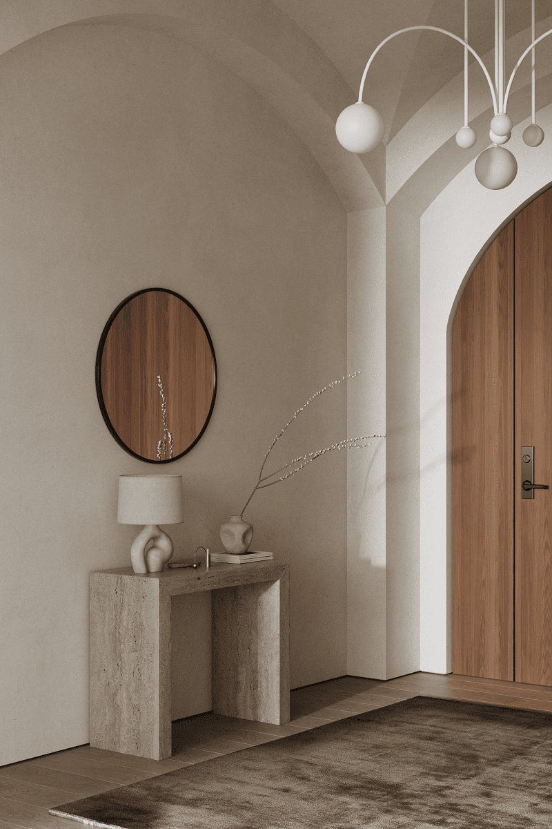 Black Round Wall Mirror (5 Sizes) Mirrors