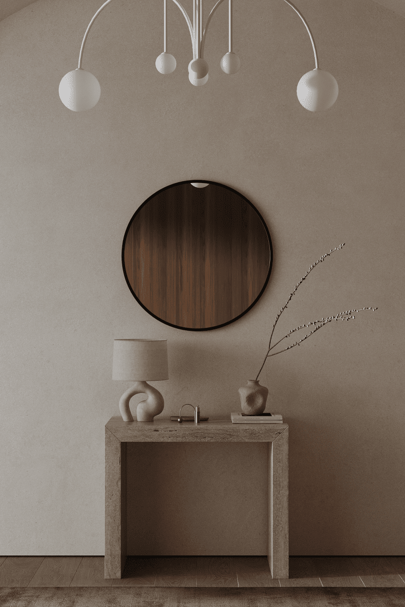 Black Round Wall Mirror (5 Sizes) Mirrors 80 CM