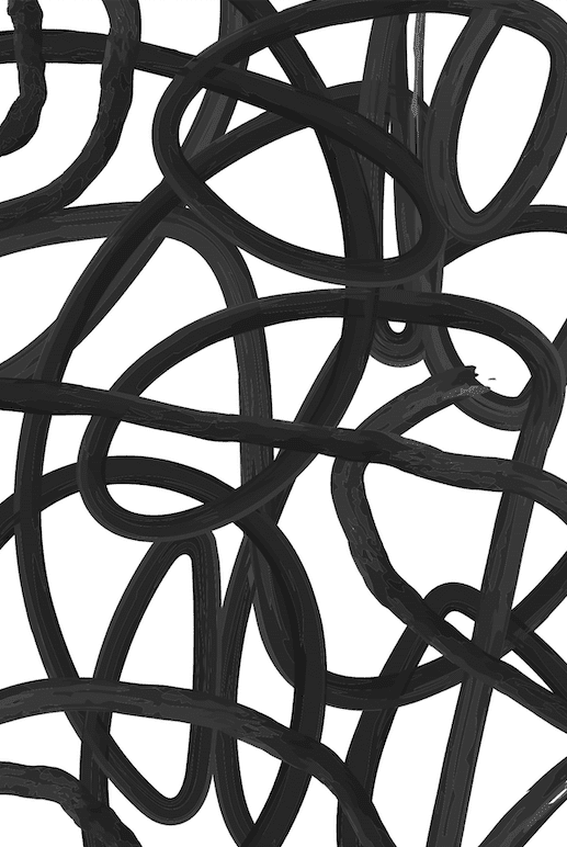 Modern Noir Expression Wall I