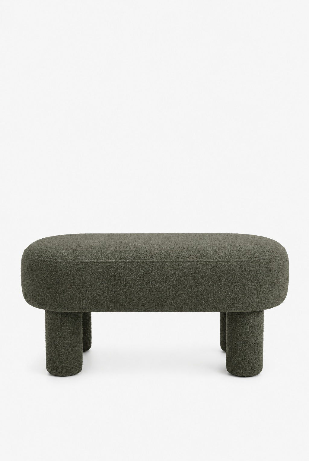 Modiva Olive Wood Bench Pouf