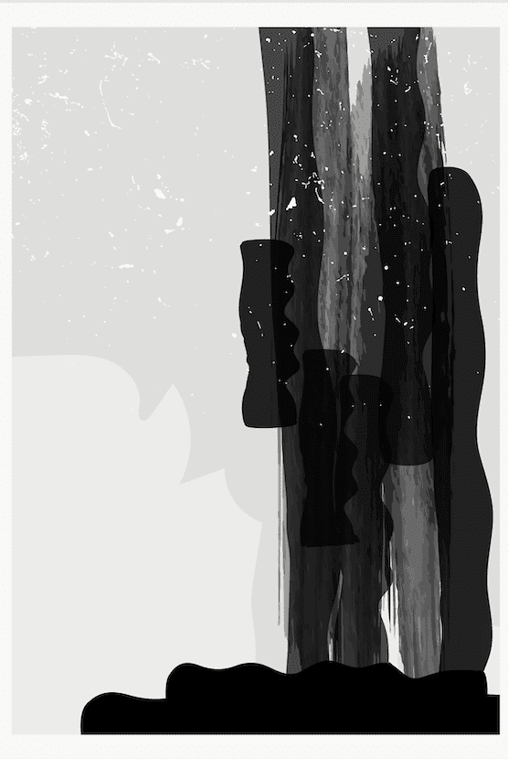 Monochromatic Chaos Abstract Wall I