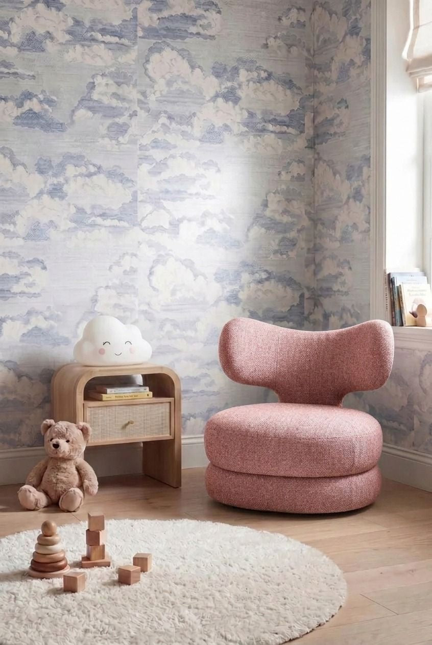 Nelo Kids Mink Blush Sofa Chair