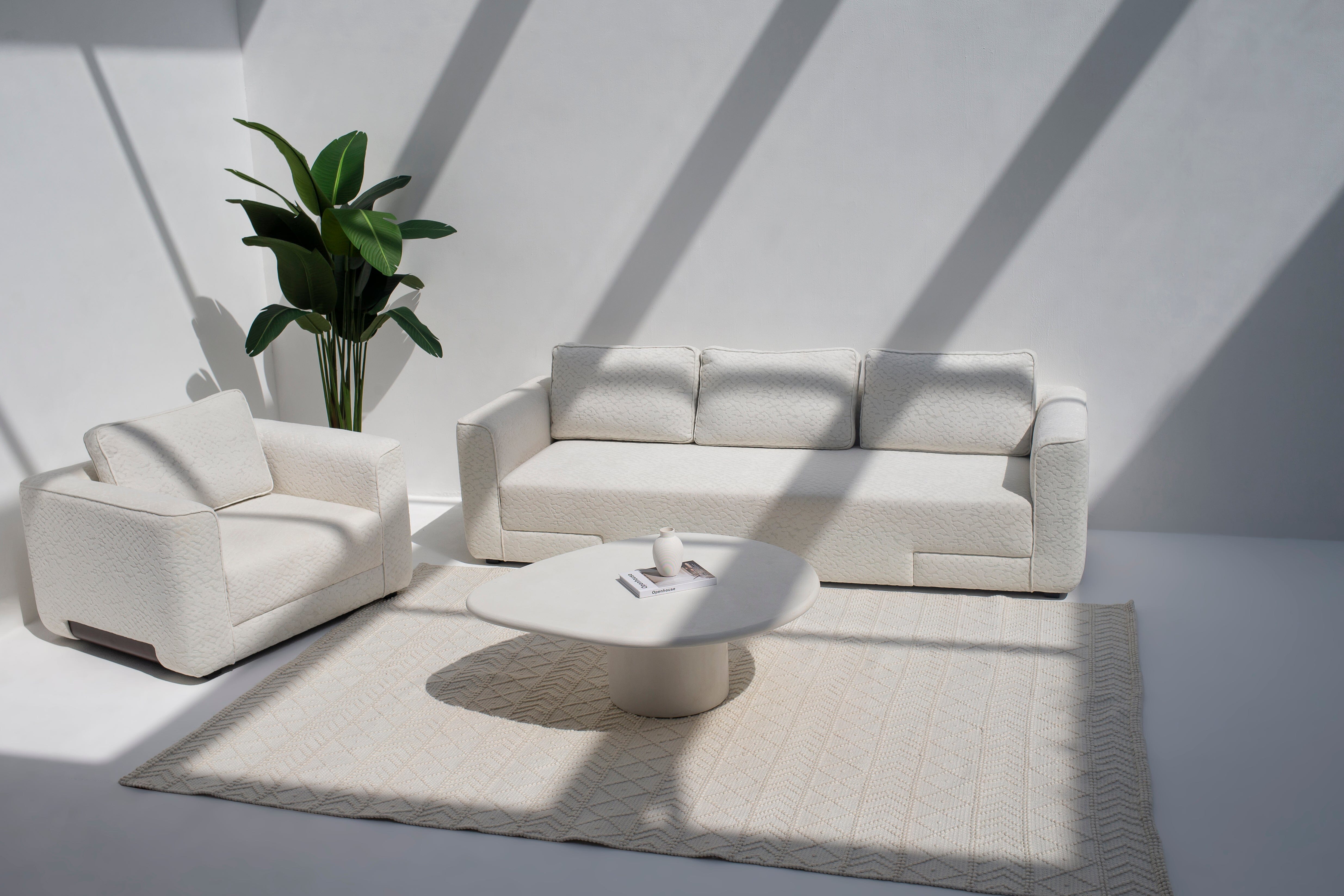 Nerea Off-White Sofa Chair