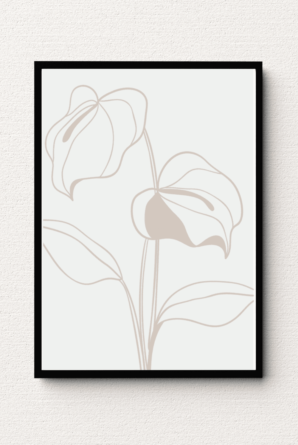 Neutrals Flourish Wall Art