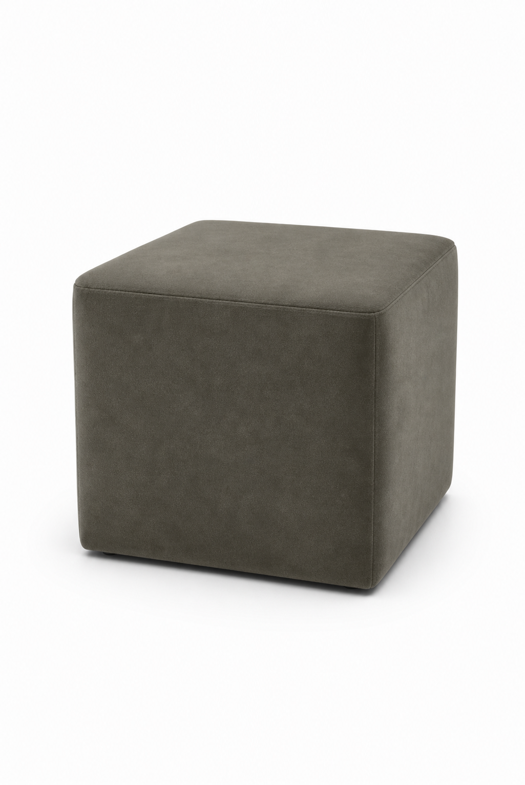 Noah Greyish Green Boucle Pouf