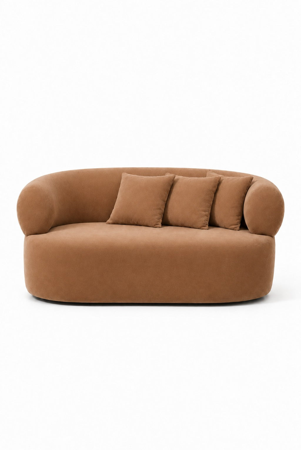 Odelia Camel Brown 3 Seater Sofa