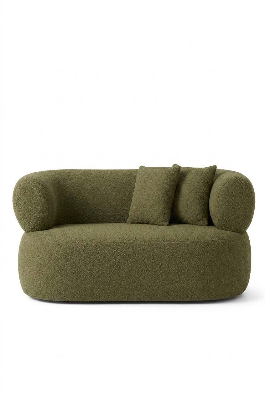 Odelia Light Olive Green Sofa 2 Seater
