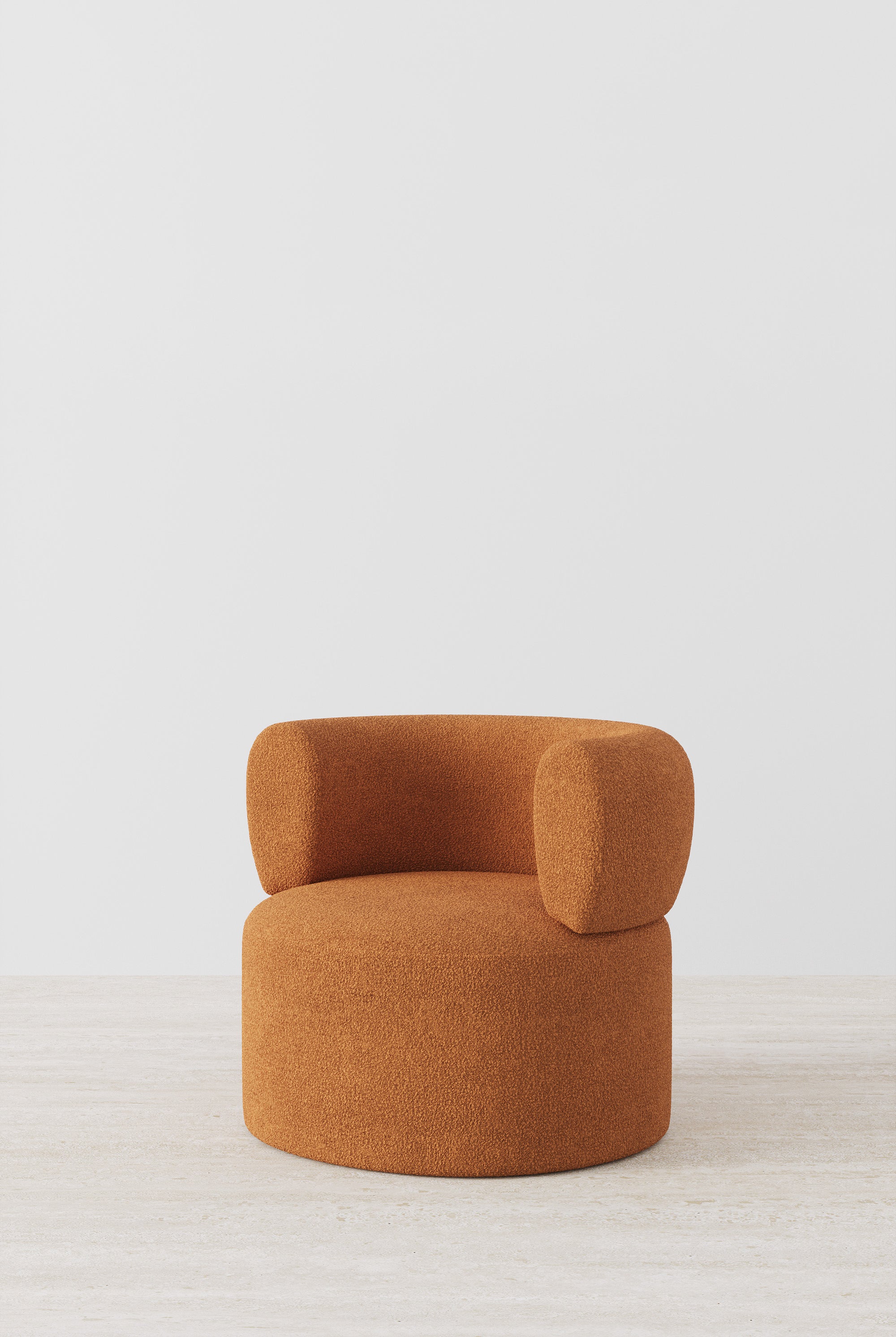 Odelia Terracotta Orange Sofa Arm Chair
