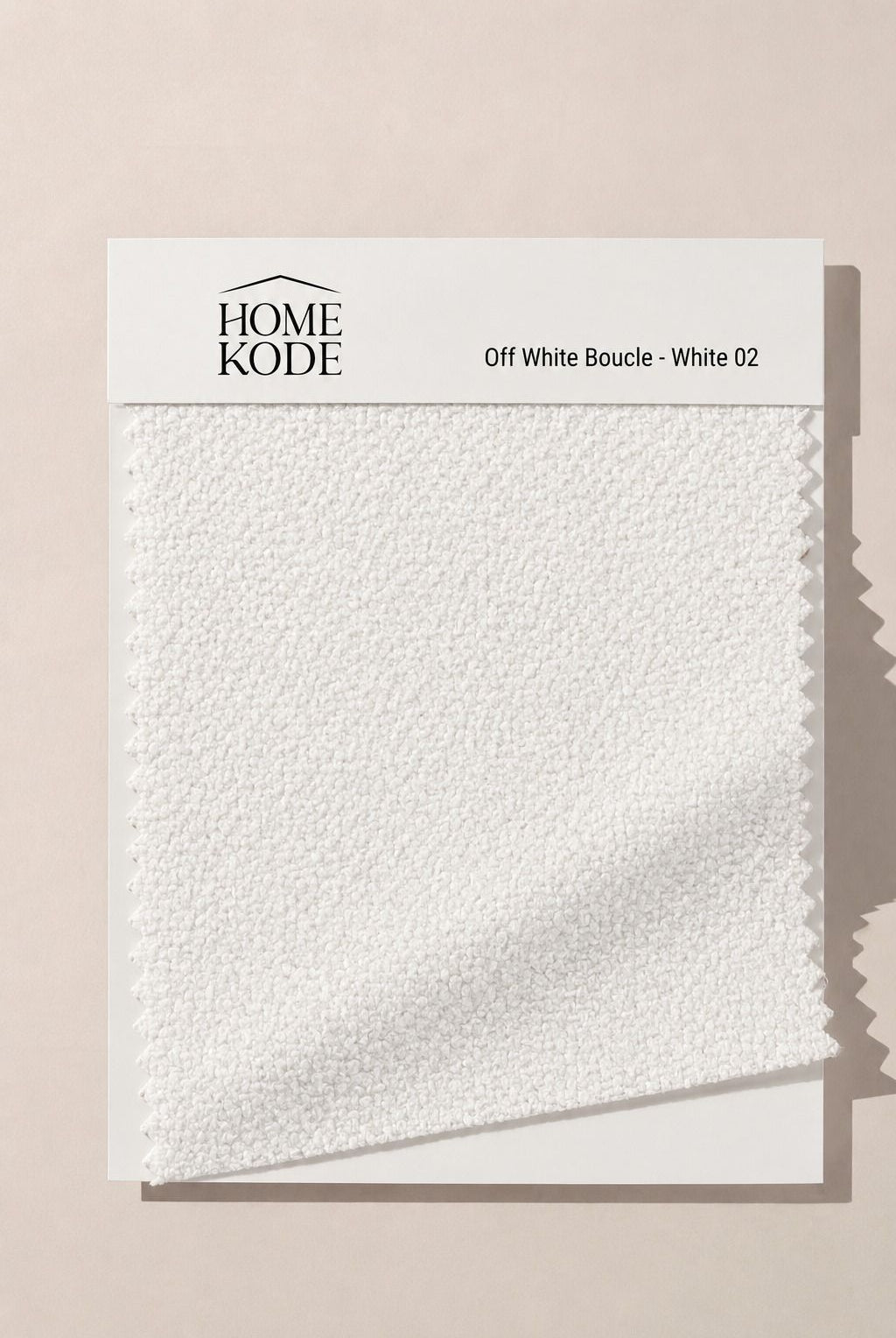 Off White Boucle - White 02