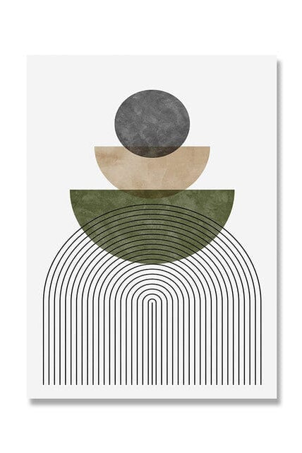 Verdant Crescents Wall