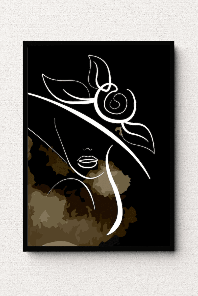 Opulent Blanc Elegance Wall Art