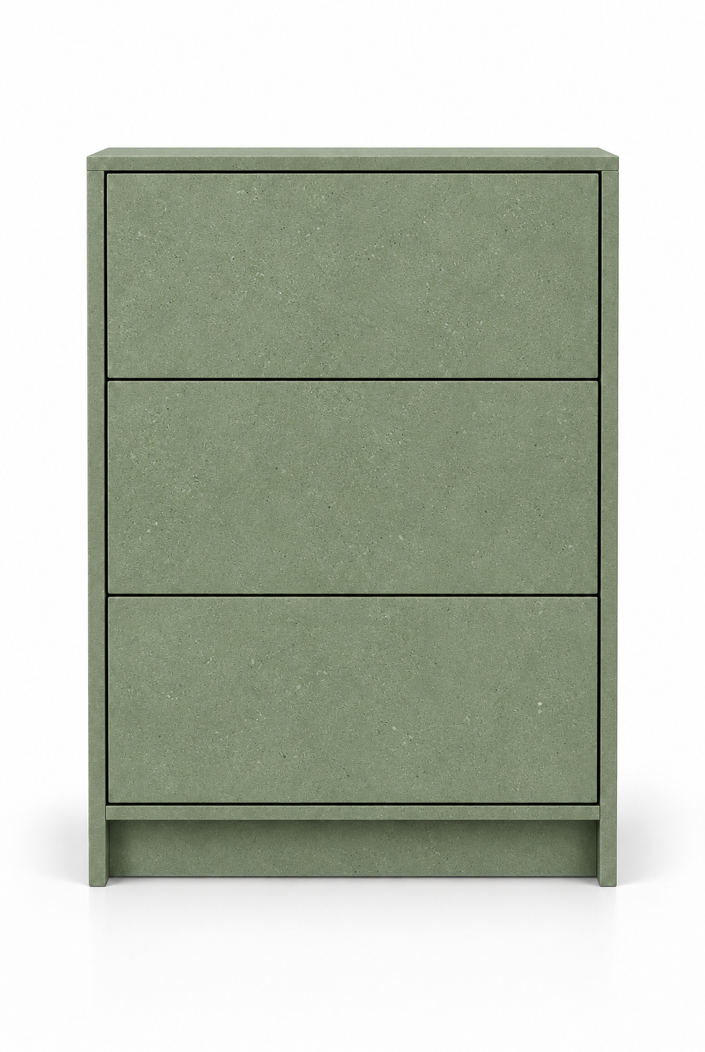 Orelvane Sage Green Microconcrete Shoe Cabinet