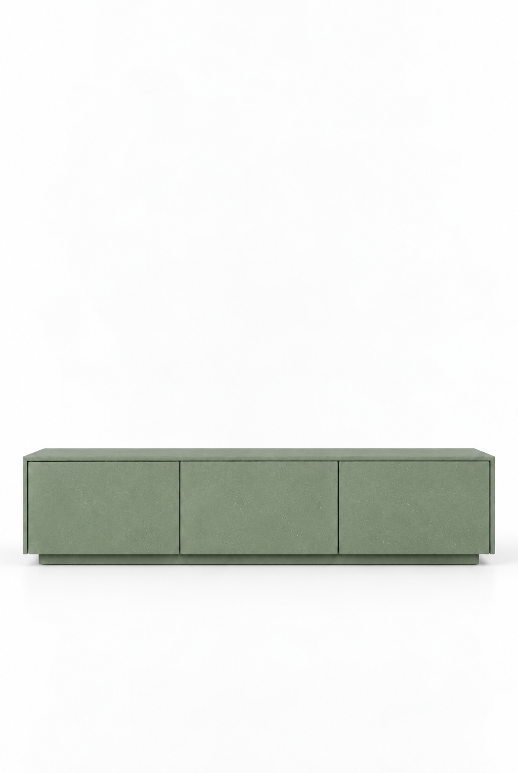 Orelvane Sage Green Microconcrete TV Unit