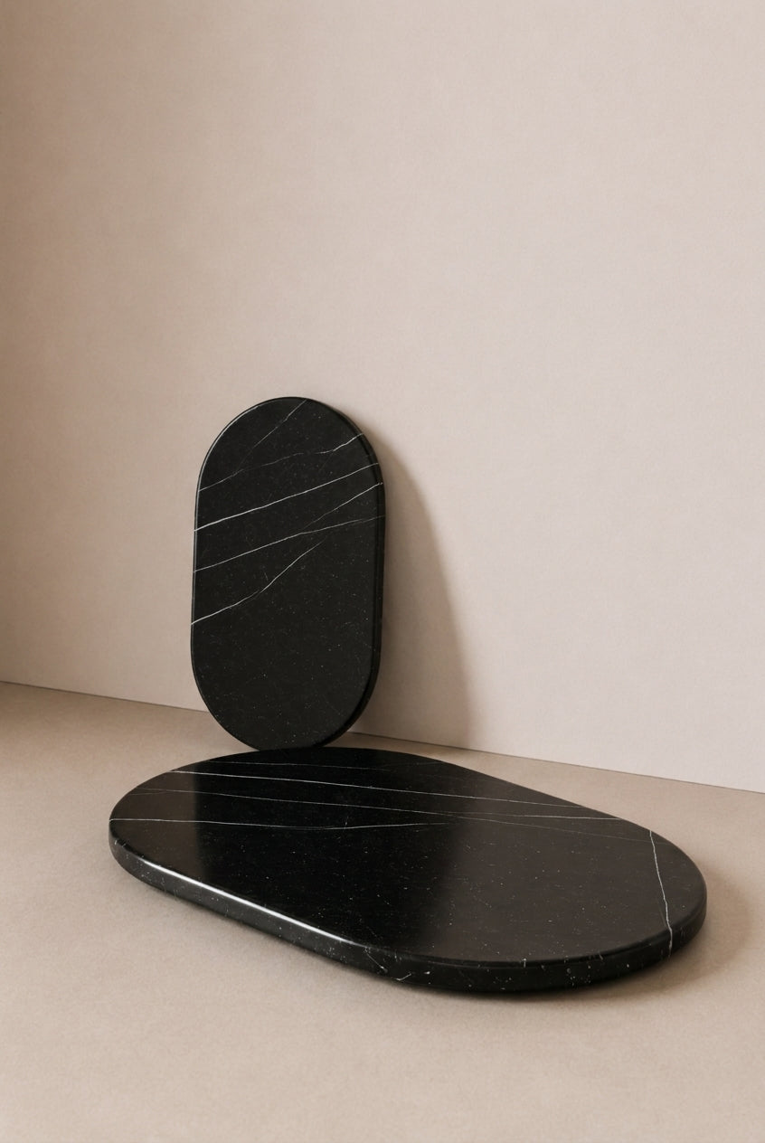 Orlina Black Marquina Marble Cutting Board