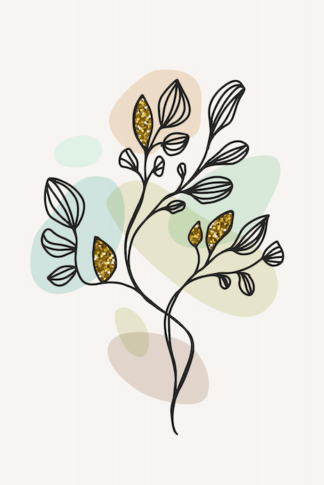 Rhythmic Flora Wall Art