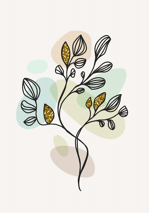 Rhythmic Flora Wall Art