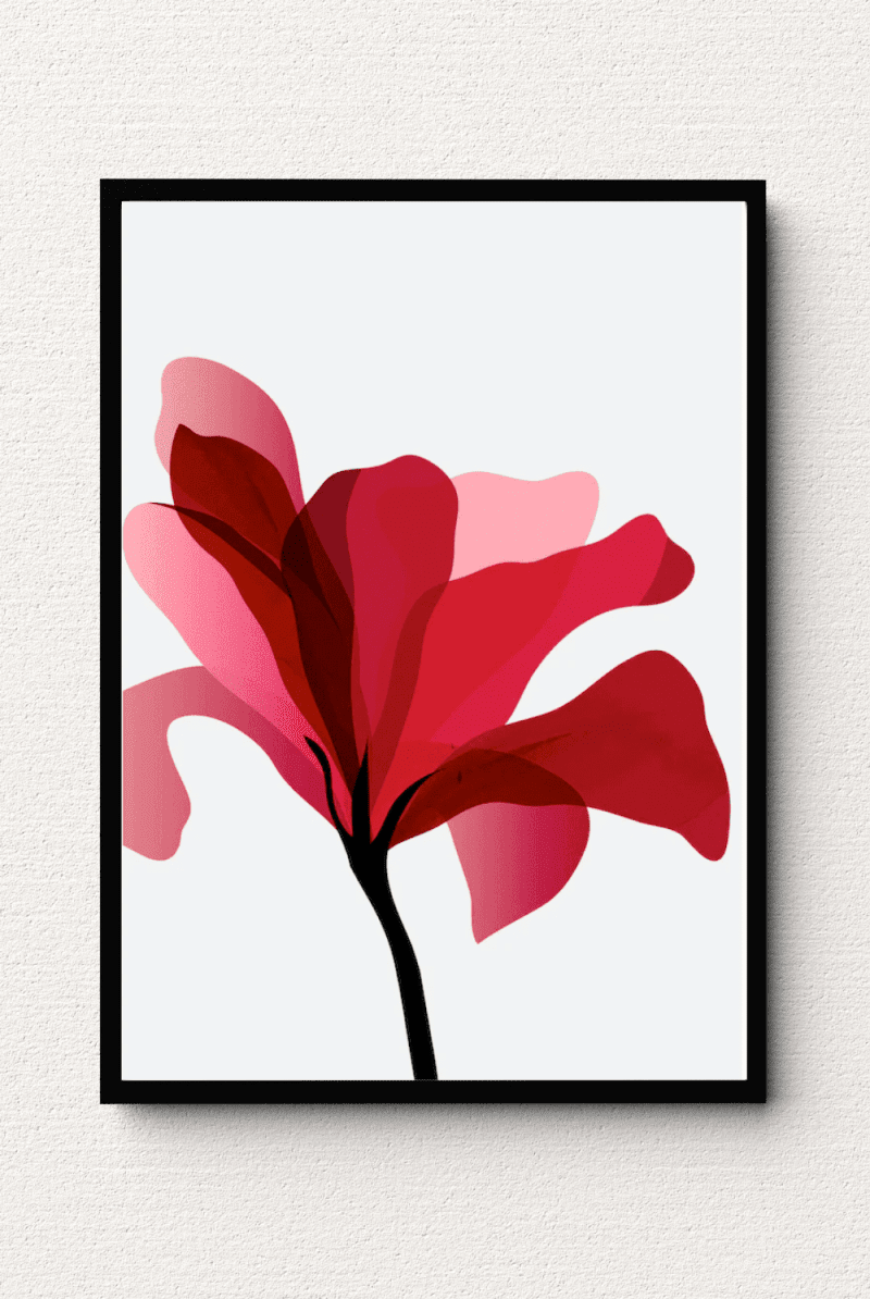 Rosy Radiance Wall Art