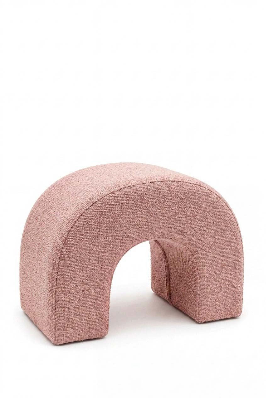 Rumi Mink Blush Arch Ottoman (60x45 CM)