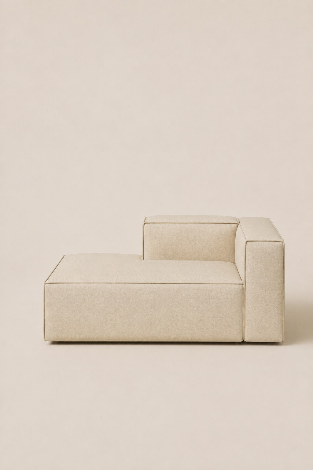 Safa Light Beige Chaise Lounge