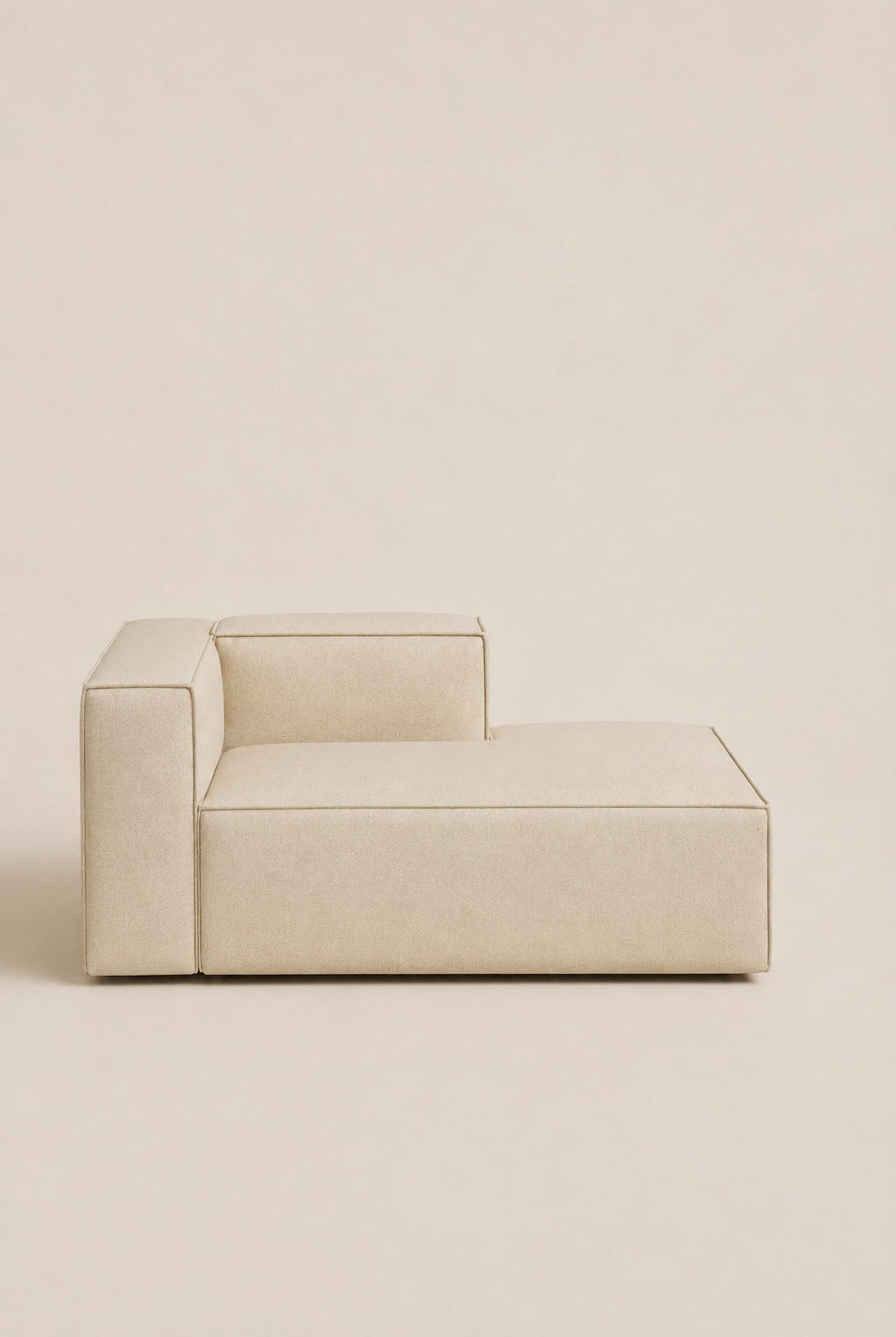 Safa Light Beige Chaise Lounge