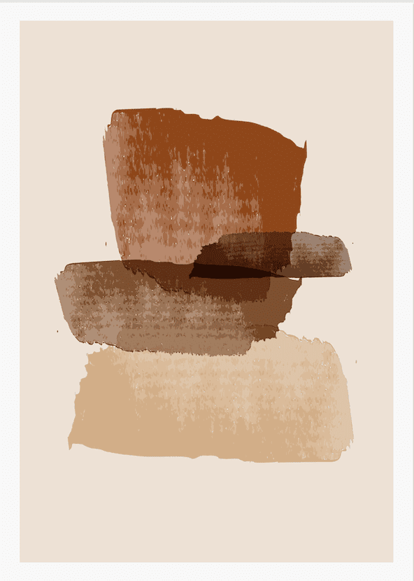 Sand Tones Serenity Abstract Wall