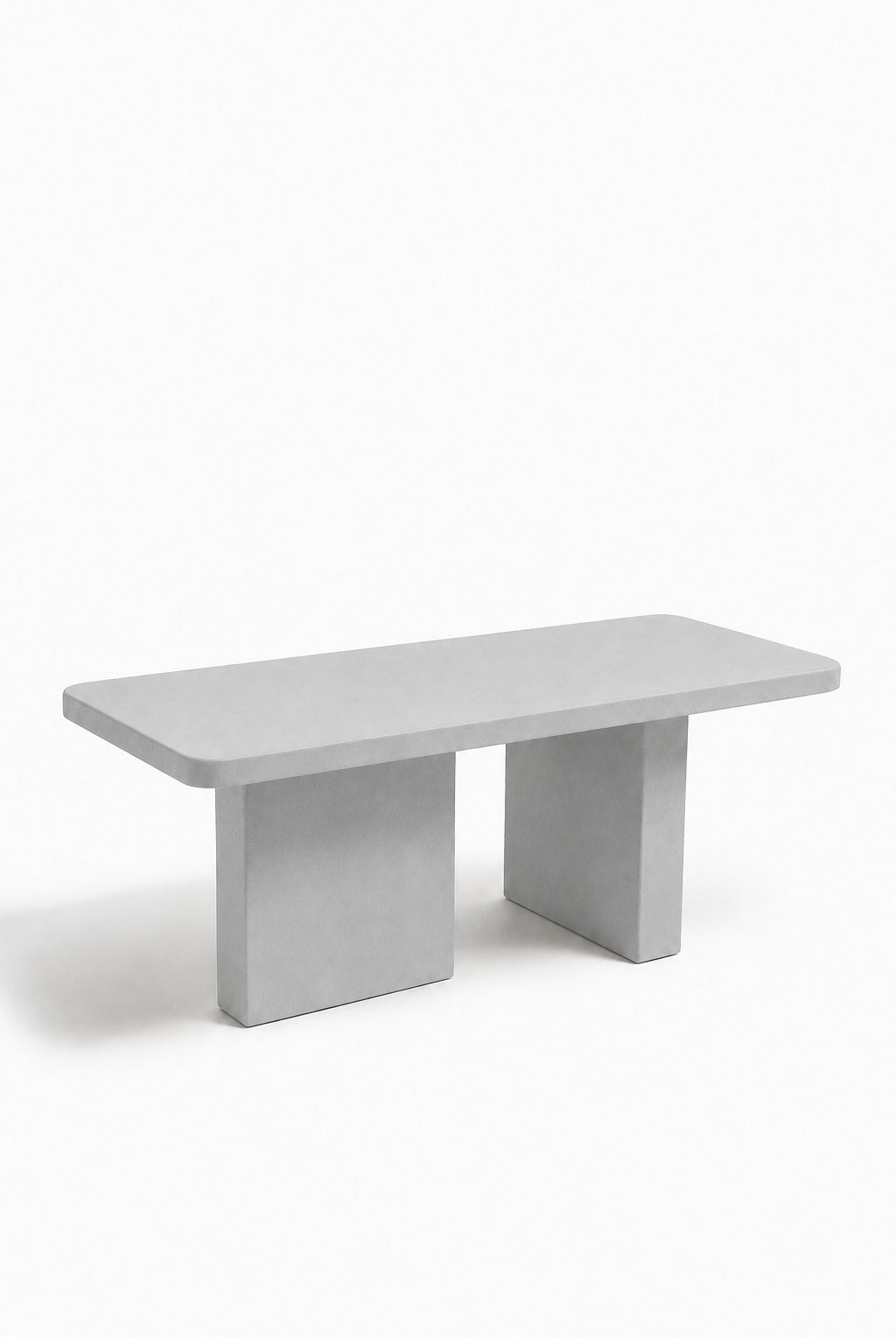 Santorini Light Grey Microconcrete Dining Table
