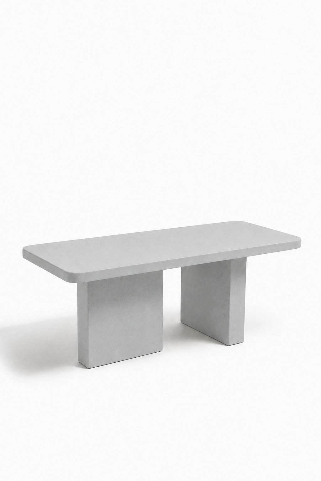 Santorini Light Grey Microconcrete Dining Table
