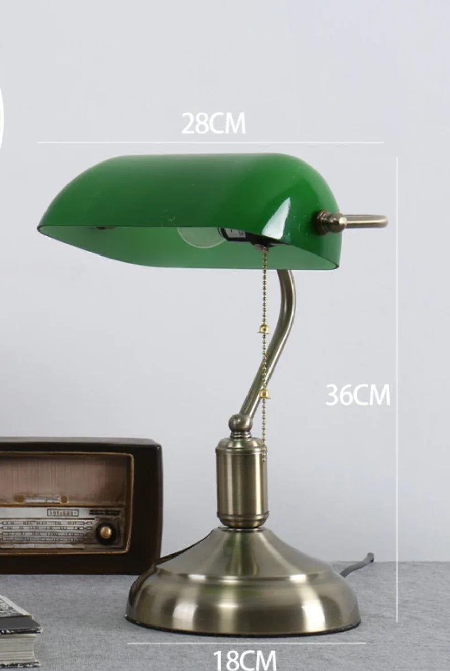 Green Vintage Desk Lamp
