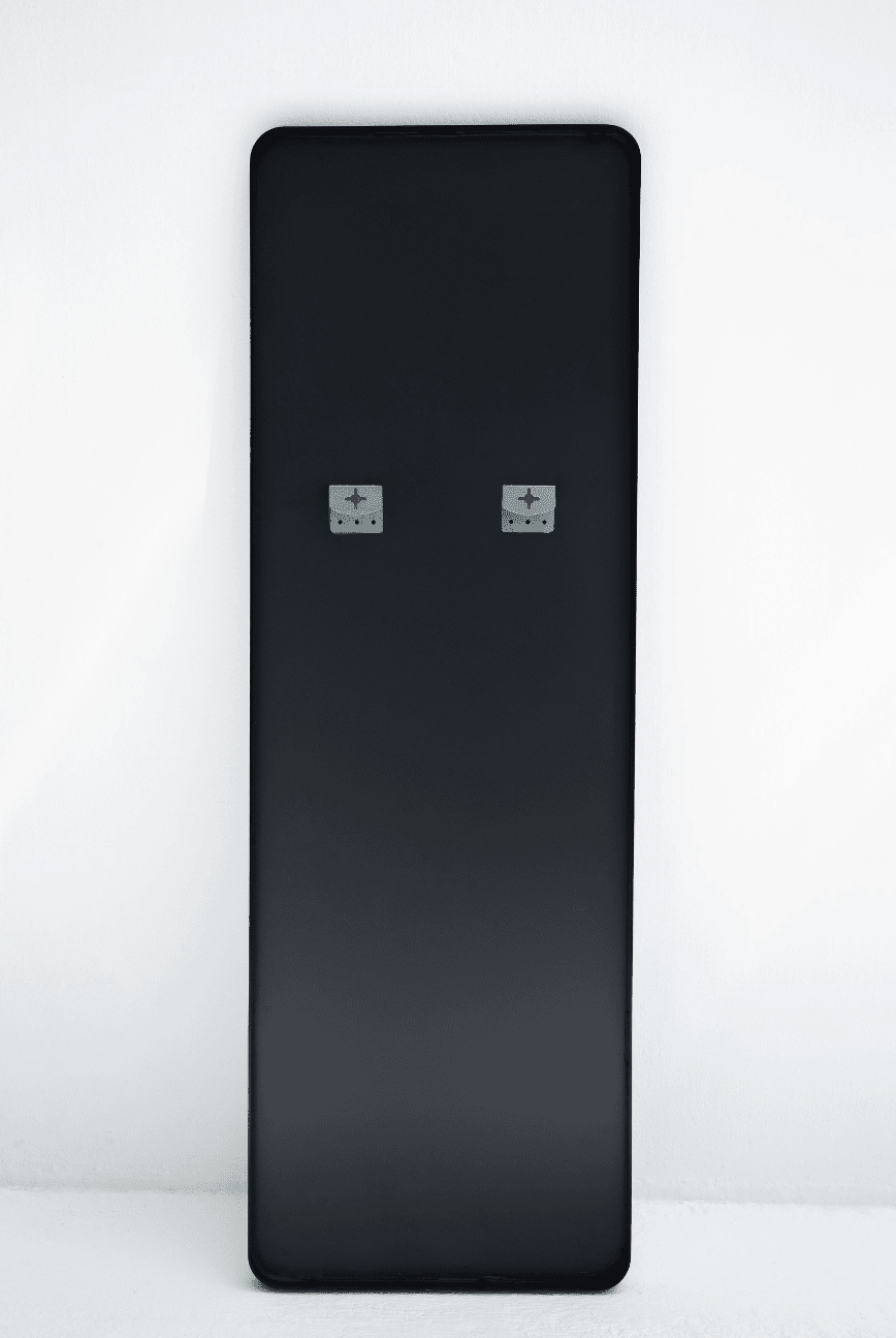 Rounded Corners Rectangular Black Mirror (60x180 CM) Mirrors Homekode
