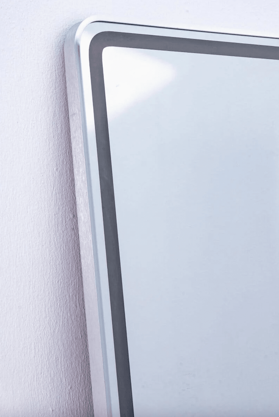 Kayla Silver Fe LED Rectangle Vanity Wall Mirror (6 Sizes) Mirrors Homekode