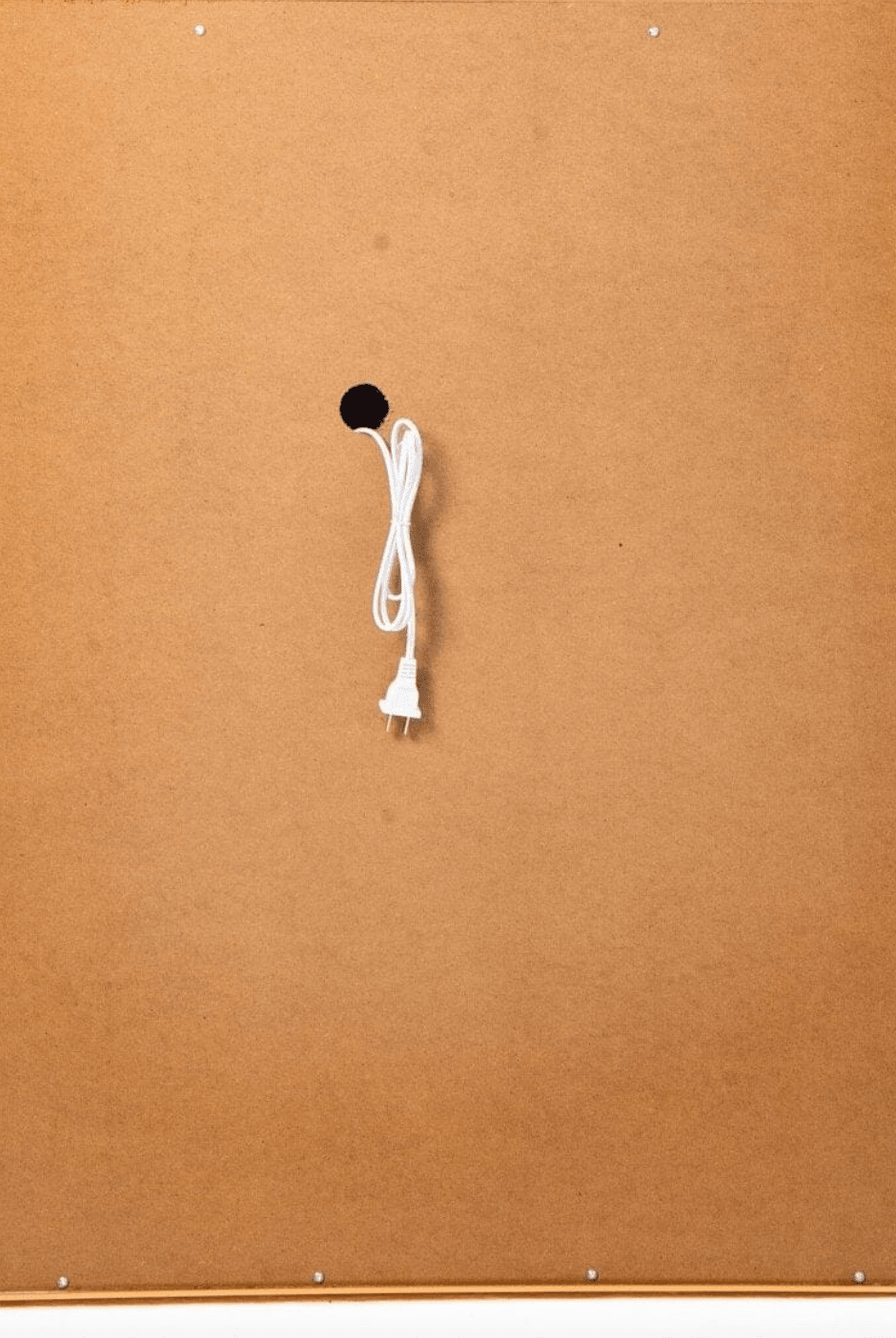 Backlit Black Fr Wall Mirror with Rounded Corners (3 Sizes)