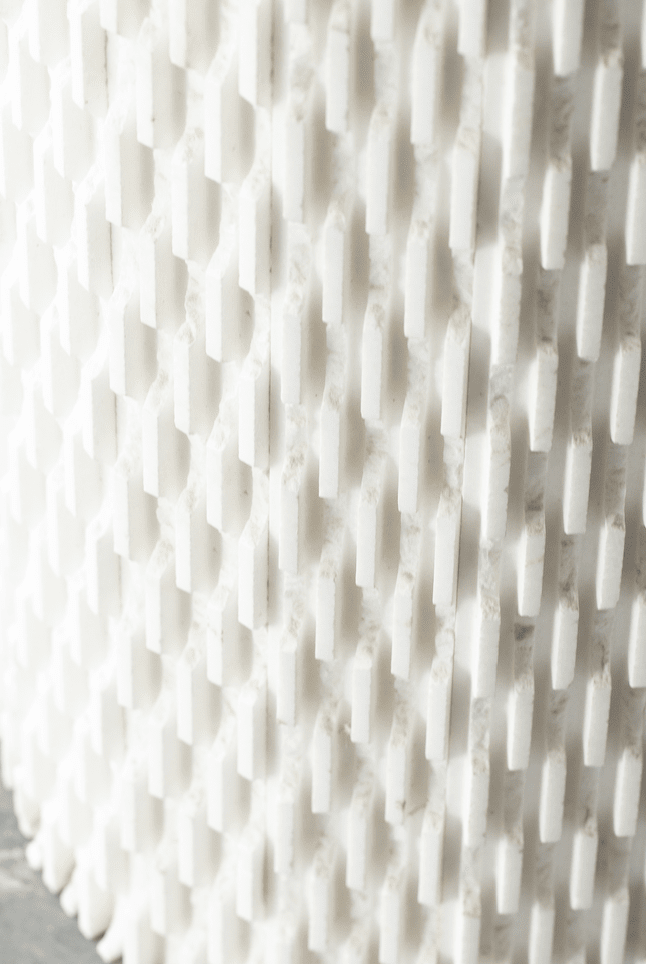 Emery White Marble Plinth Homekode