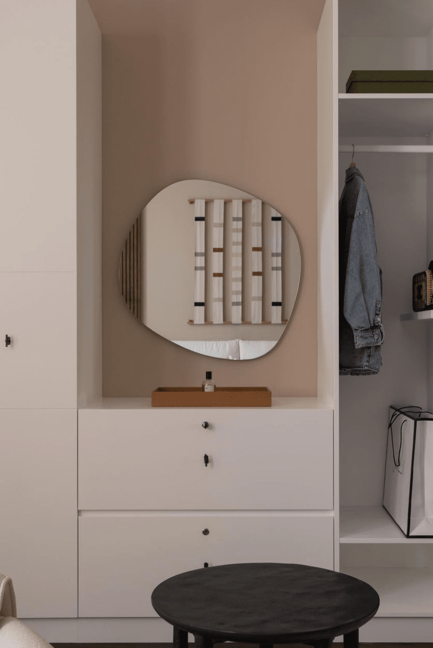 Frless Irregular Square Wall Mirror with Backlit LED (2 Sizes Available)