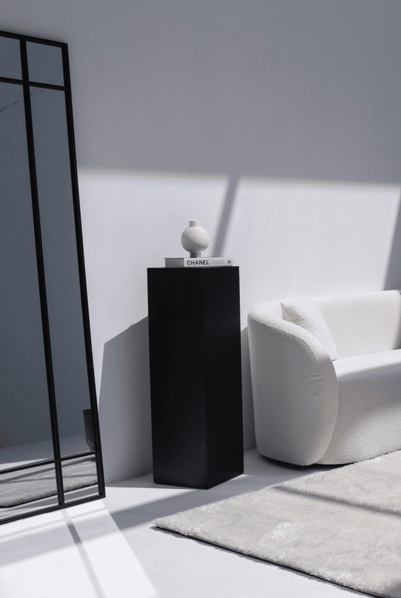 Zelda Black MDF Plinths (3 Sizes Available) MUZ Homekode