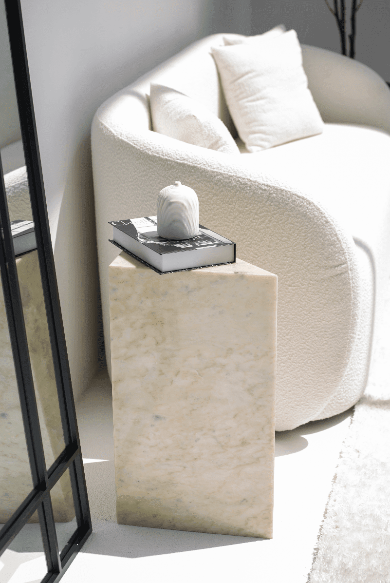 Ersa Green Onyx Marble Plinth (2 Sizes)