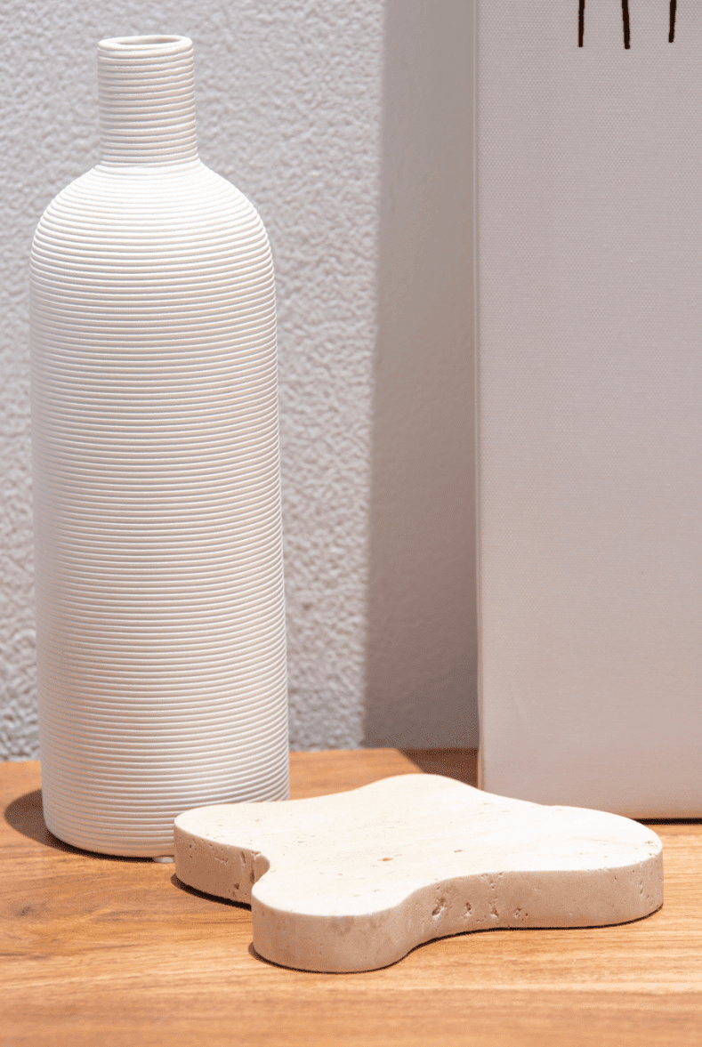 Beige Irregular Travertine Tray (2 Sizes)