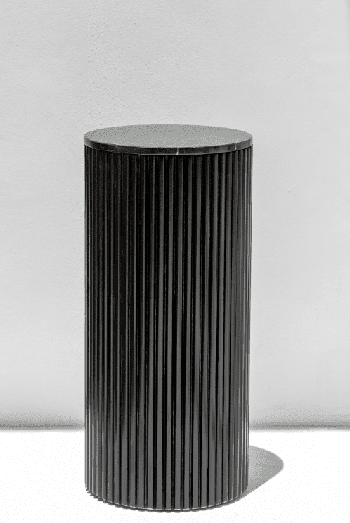 Alora Black Wooden Plinth With Multiple Tops