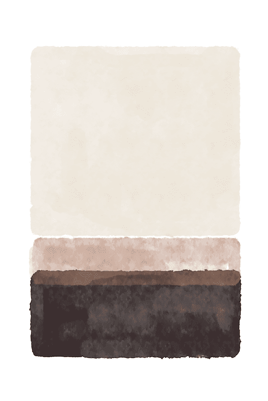 Brown Blush Tones Abstract Wall