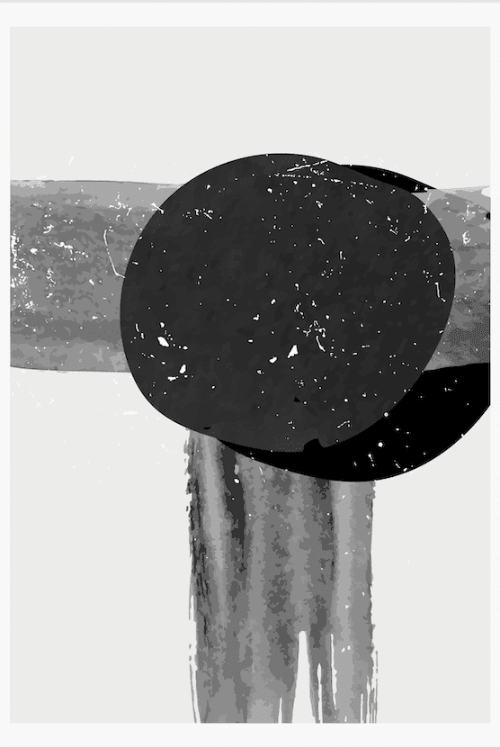 Monochromatic Chaos Abstract Wall III