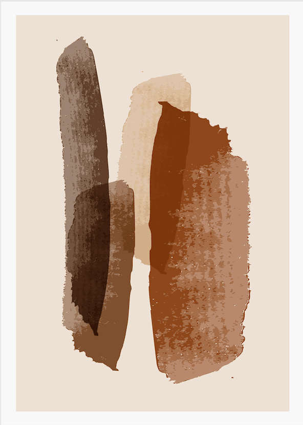 Sand Tones Pristine Abstract Wall