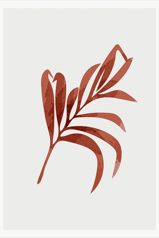 Tropical Leaf Illustration IV
