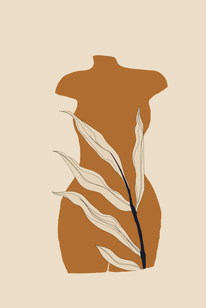 Leafy Maiden Serenity Wall