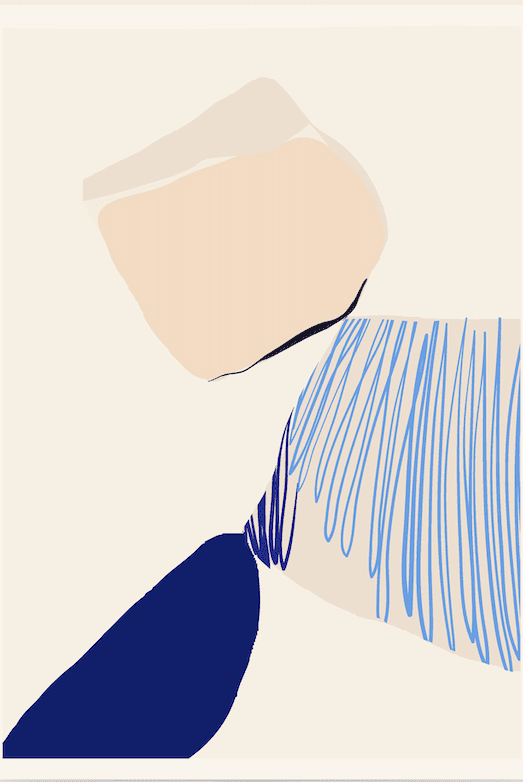 Abstract Aesthetic Shape Wall III