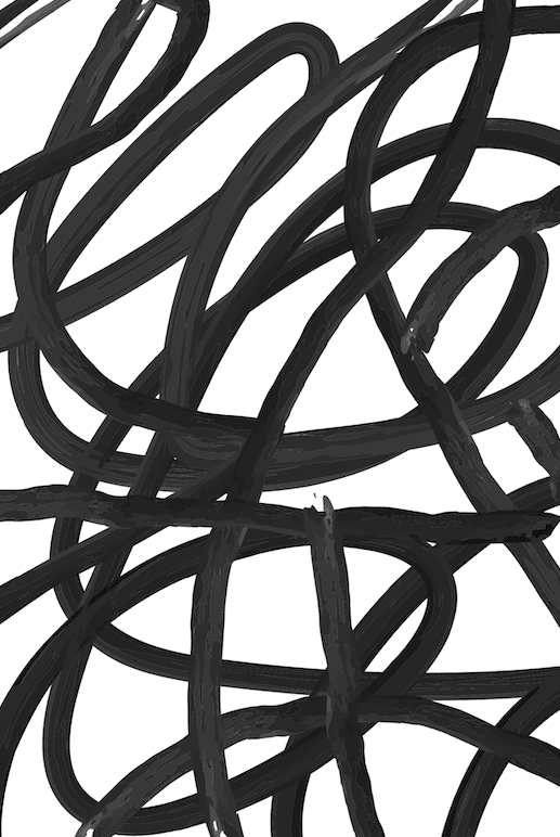 Modern Noir Expression Wall IV