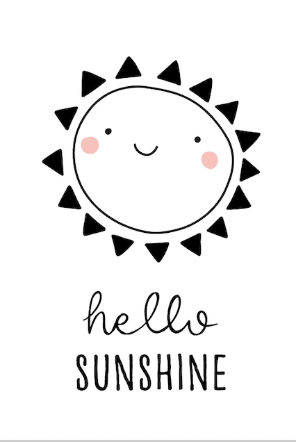 Hello Sunshine Wall