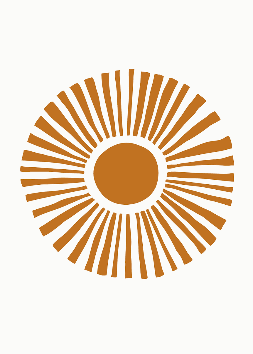 Sunburst Minimalism Wall
